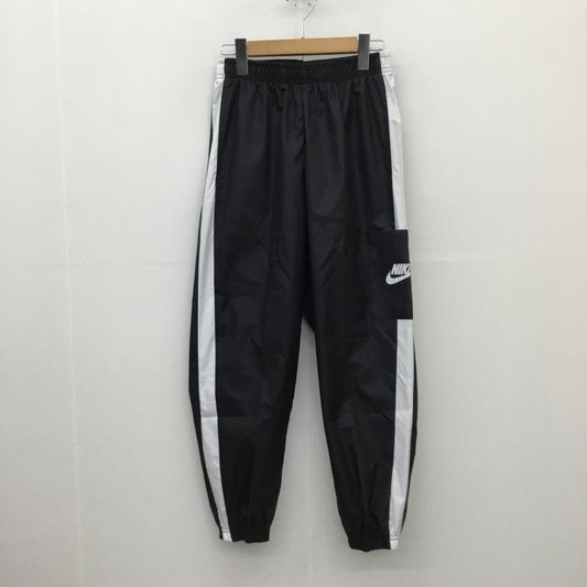 ナイキ NIKE パンツ ワークパンツ、ペインターパンツ CJ7347-010 スポーツウェア ウーブンパンツ ウインドパンツ S ロゴ、文字 白 / ホワイト / X 黒 / ブラック /  レディース USED 古着 中古 10130217