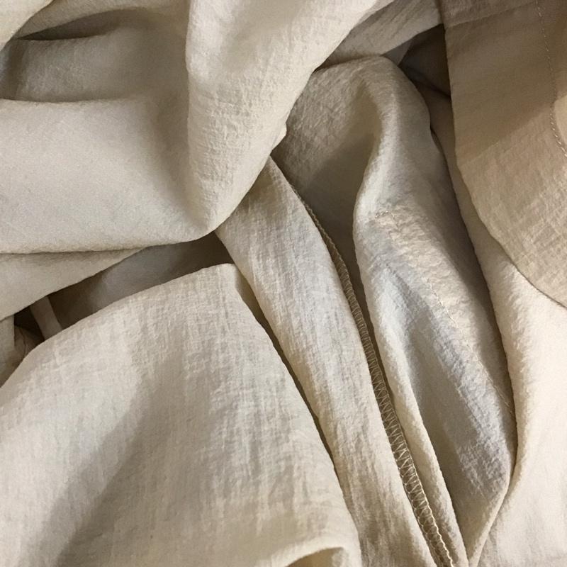 ダブルクローゼット w closet シャツ、ブラウス 長袖 長袖シャツ 無地シャツ カラーシャツ 無地 ベージュ / ベージュ /  レディース USED 古着 中古 10143834