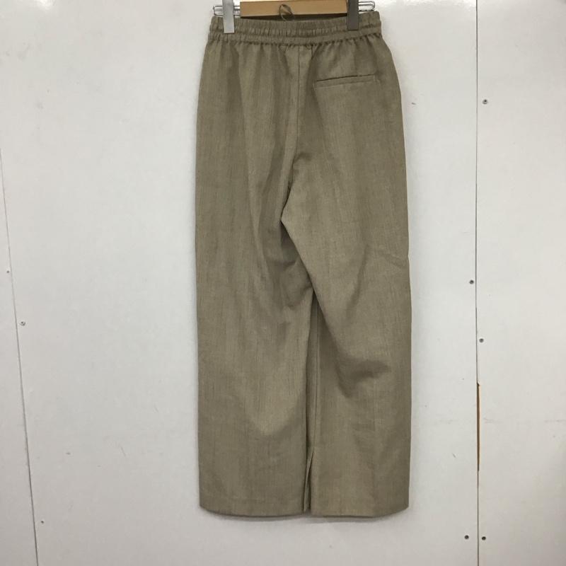 ニコアンド niko and... パンツ スラックス S213IL72TO ワイドイージーパンツ M 無地 茶 / ブラウン /  レディース USED 古着 中古 10133512
