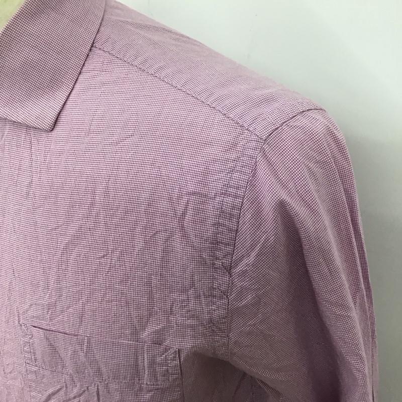 トミーヒルフィガー TOMMY HILFIGER シャツ、ブラウス 長袖 長袖シャツ カラーシャツ ポケットシャツ 長袖カットソー チェックシャツ チェック 紫 / パープル /  メンズ USED 古着 中古 10116431