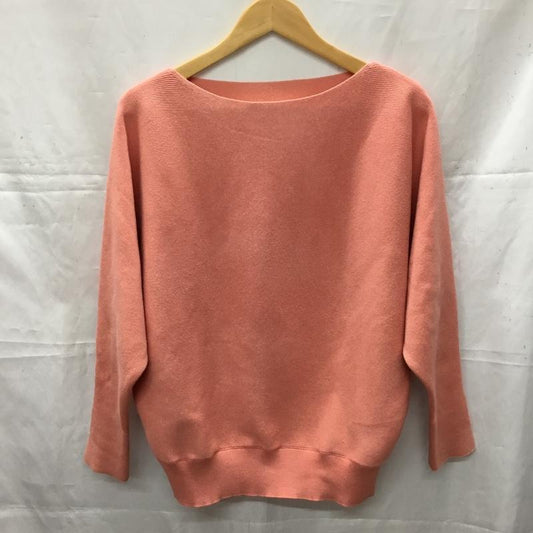 ロペピクニック ROPE  PICNIC ニット、セーター 長袖 40 無地 桃 / ピンク /  レディース USED 古着 中古 10110577