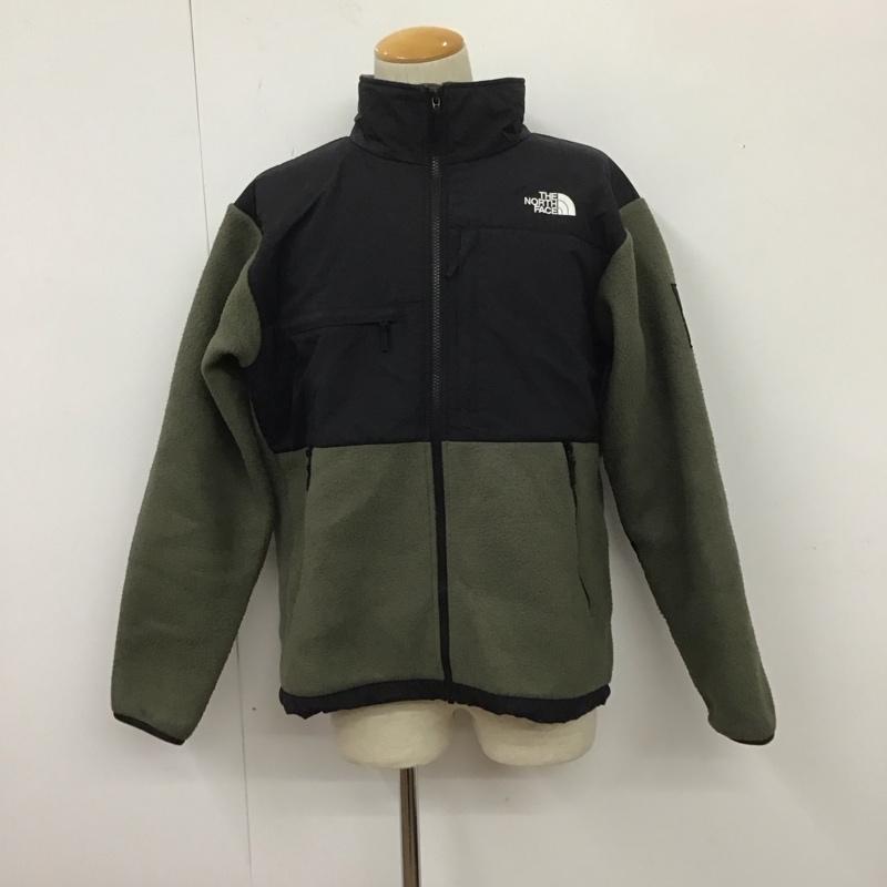 ザノースフェイス THE NORTH FACE ジャケット、上着 ジャケット、ブレザー NA72051 DENALI JACKET フリースジャケット XL ロゴ、文字 黒 / ブラック / X カーキ / カーキ /  メンズ USED 古着 中古 10111579