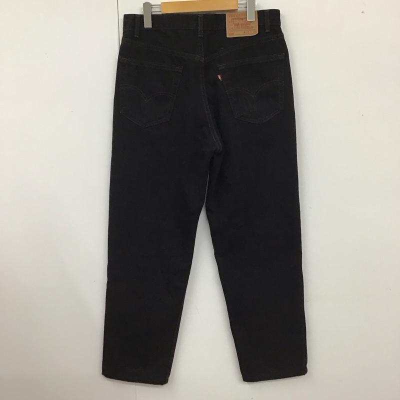リーバイストラウスアンドコー Levi Strauss & co. パンツ デニム、ジーンズ デニムパンツ ストレートパンツ ワイドパンツ カジュアルパンツ 90s usa製 34 無地 黒 / ブラック /  メンズ USED 古着 中古 10115130