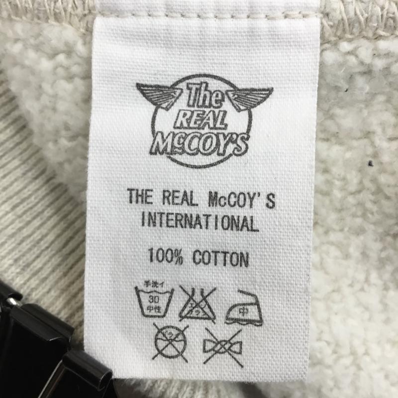ザ・リアルマッコイズ・インターナショナル REAL McCOY S パーカー 長袖 USAAF アメリカ陸軍航空軍　ジップパーカー M ロゴ、文字 灰 / グレー /  メンズ USED 古着 中古 10143874