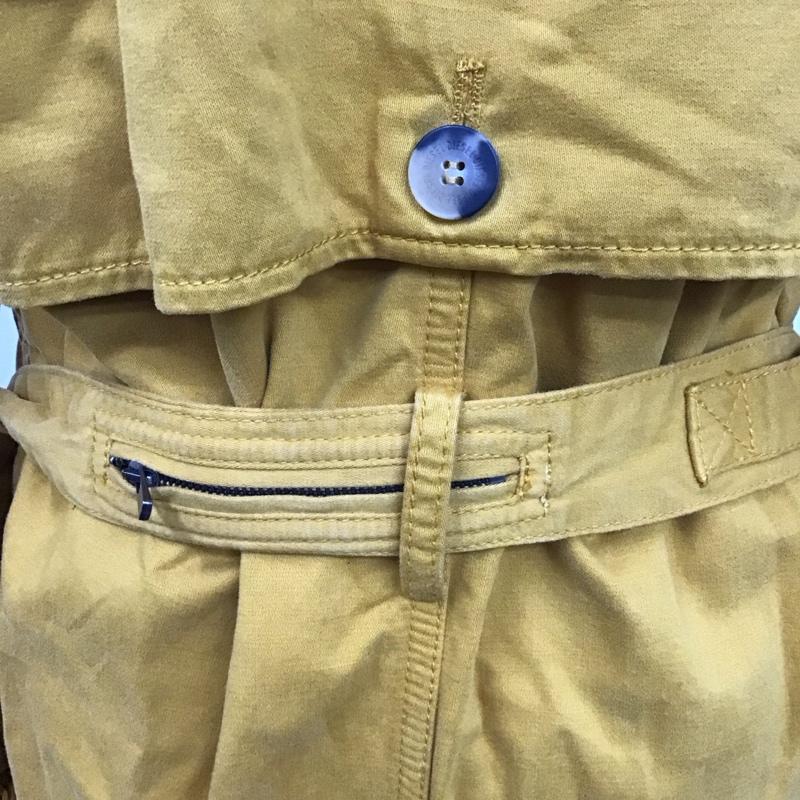 ディーゼル DIESEL コート トレンチコート コットン XXS 無地 マスタード / マスタード /  レディース USED 古着 中古 10115276