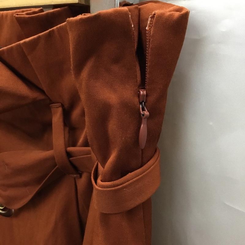 ザラウーマン ZARA WOMAN スカート ロングスカート ロングスカート フレアスカート カジュアルスカート S 無地 茶 / ブラウン /  レディース USED 古着 中古 10115801