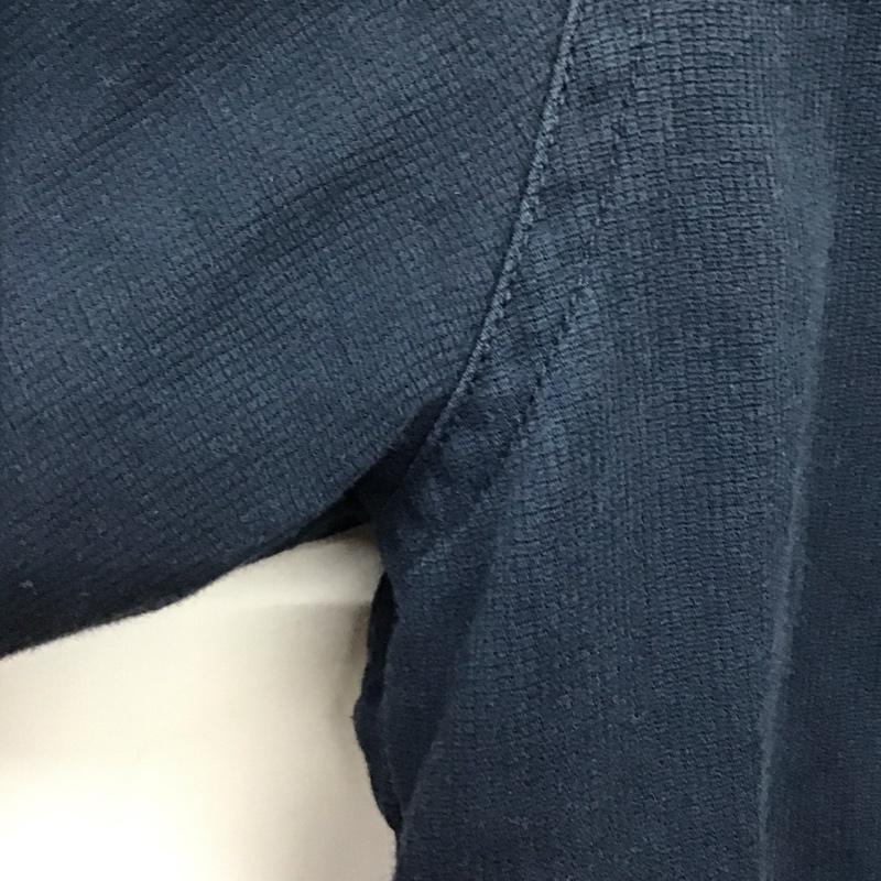 チャップス CHAPS シャツ、ブラウス 半袖 半袖シャツ 無地シャツ ボタンダウンシャツ XL 無地 紺 / ネイビー /  メンズ USED 古着 中古 10141906