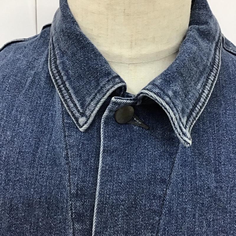 リドム LIDnM ジャケット、上着 ジャケット、ブレザー デニムジャケット カラージャケット 長袖ジャケット ブルゾン M 無地 インディゴ / インディゴ /  メンズ USED 古着 中古 10117260