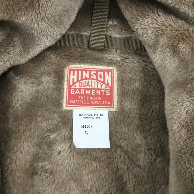ヒンソン HINSON ジャケット、上着 ジャケット、ブレザー 213-1553 フリースジャケット L 無地 茶 / ブラウン /  メンズ USED 古着 中古 10121395