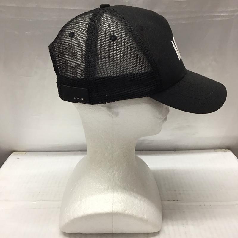 アミリ AMIRI 帽子 キャップ メッシュ ロゴ、文字 黒 / ブラック /  メンズ USED 古着 中古 10113448