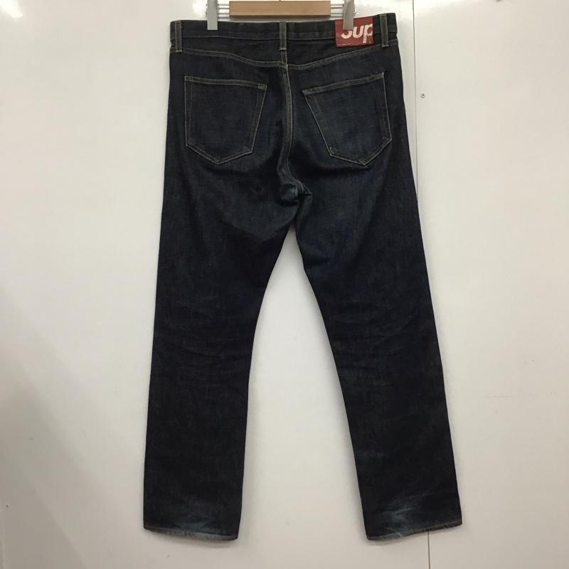 シュプリーム Supreme パンツ デニム、ジーンズ セルビッチデニムパンツ カジュアルパンツ ストレートパンツ 34インチ 無地 インディゴ / インディゴ /  メンズ USED 古着 中古 10142930
