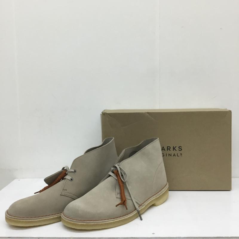 クラークス Clarks ブーツ ショートブーツ デザートブーツ 28.5cm 無地 ベージュ / ベージュ /  メンズ USED 古着 中古 10119080