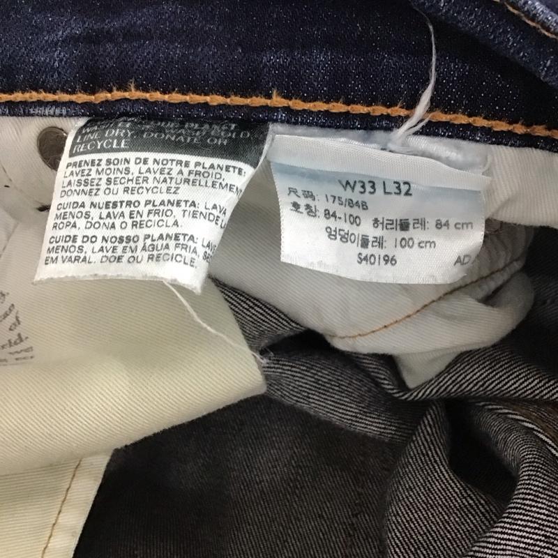 リーバイストラウスアンドコー Levi Strauss & co. パンツ デニム、ジーンズ デニムパンツ ワイドパンツ カジュアルパンツ ストレッチパンツ 33インチ 無地 インディゴ / インディゴ /  メンズ USED 古着 中古 10140561