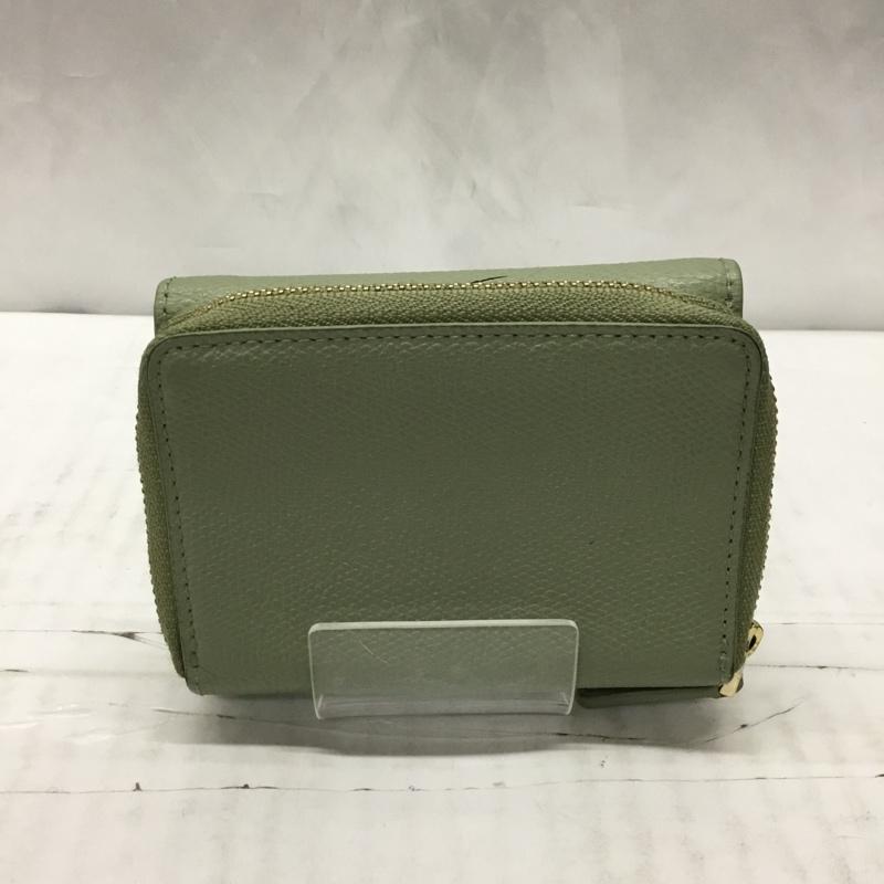 アニエス・ベー agnes b. 財布 コンパクト財布 TAW05-02 ミニウォレット ワンポイント 薄緑 / ライトグリーン /  レディース USED 古着 中古 10111054