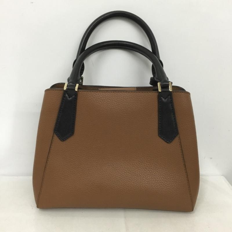 マイケルコース MICHAEL KORS ハンドバッグ ハンドバッグ 35S0GKFS1T ロゴ、文字 茶 / ブラウン / X 黒 / ブラック /  レディース USED 古着 中古 10140819