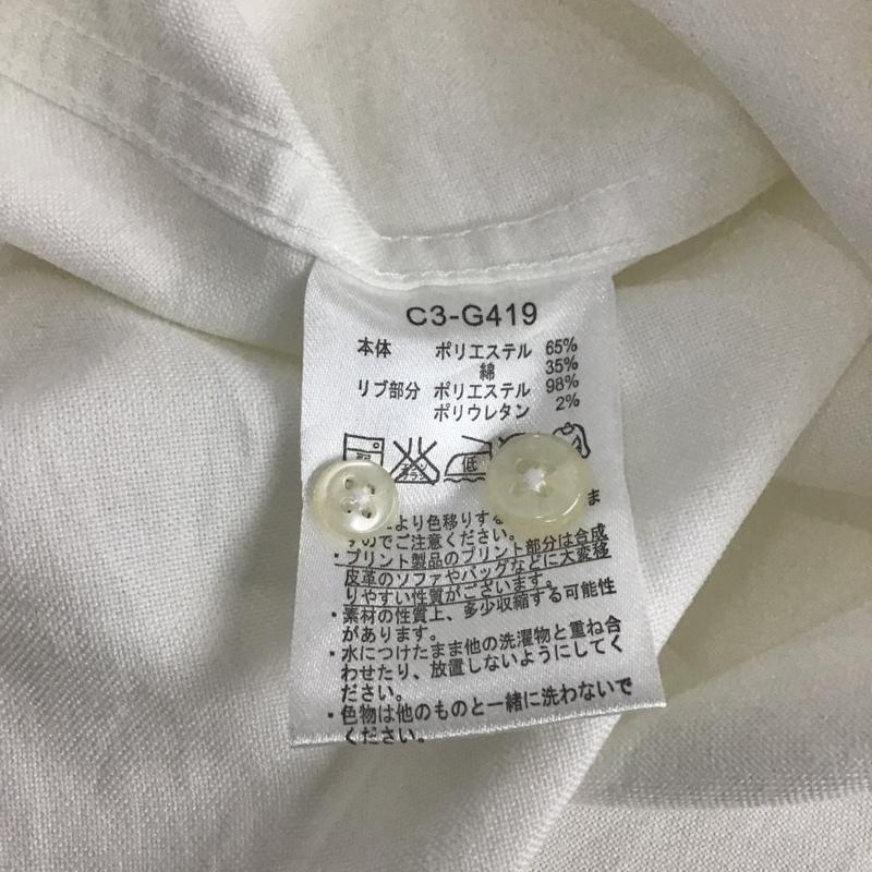 チャンピオン Champion シャツ、ブラウス 長袖 ボタンダウンシャツ L 無地 白 / ホワイト /  メンズ USED 古着 中古 10106078