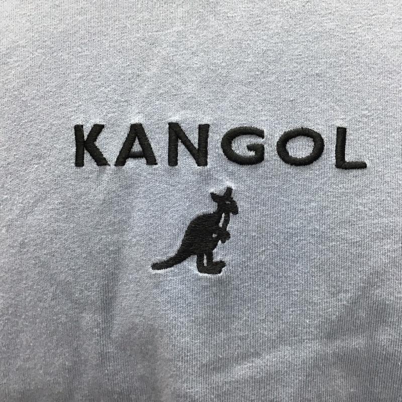 カンゴール KANGOL Tシャツ 半袖 YGLUA21-C050 オーバーサイズ LL ロゴ、文字 水色 / ライトブルー /  メンズ USED 古着 中古 10117051