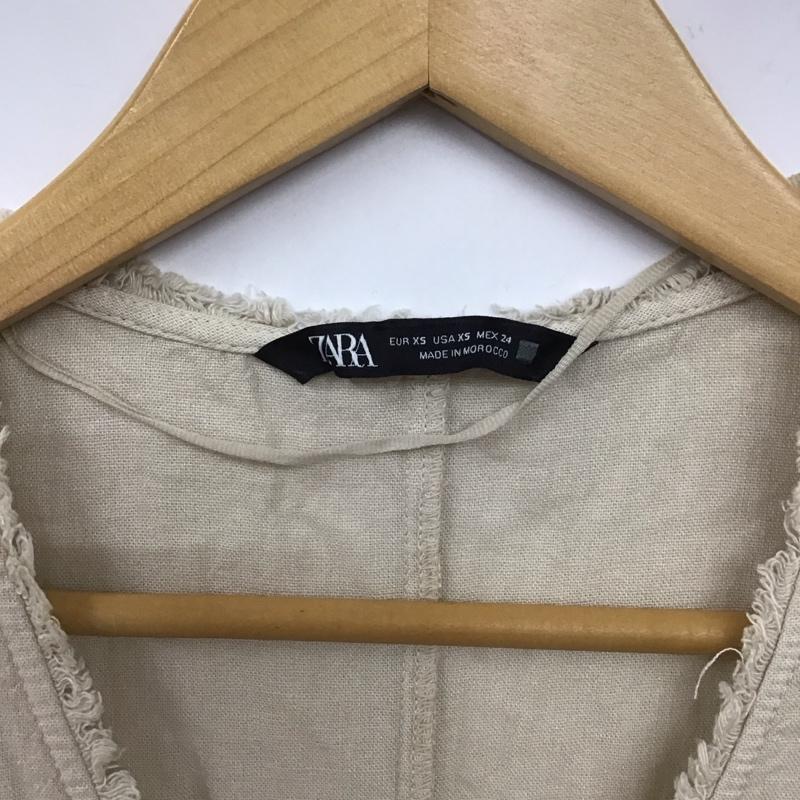 ザラ ZARA ワンピース ロングスカート XS 無地 オフホワイト / オフホワイト /  レディース USED 古着 中古 10129439