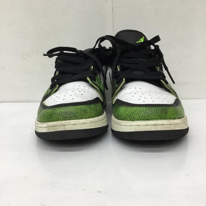 ナイキ NIKE スニーカー スニーカー DO8244-003 AIR JORDAN 1 LOW SE GS 23.5cm ロゴ、文字 緑 / グリーン /  レディース USED 古着 中古 10133785