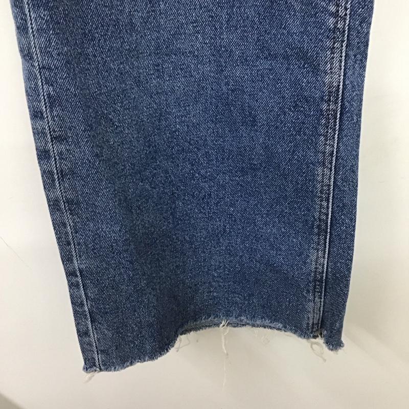ザラ ZARA パンツ デニム、ジーンズ 36 無地 インディゴ / インディゴ /  レディース USED 古着 中古 10139946