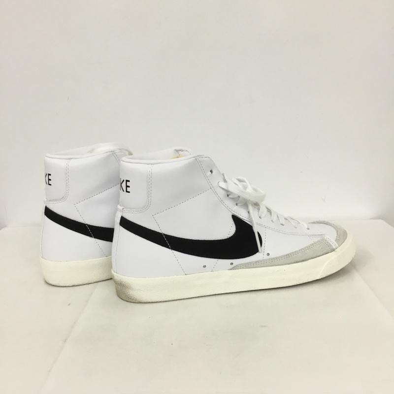 ナイキ NIKE スニーカー スニーカー BQ6806 100 BLAZER MID 77 VINTAGE 26cm 箱有 26.0cm ロゴ、文字 白 / ホワイト / X 黒 / ブラック /  メンズ USED 古着 中古 10131799