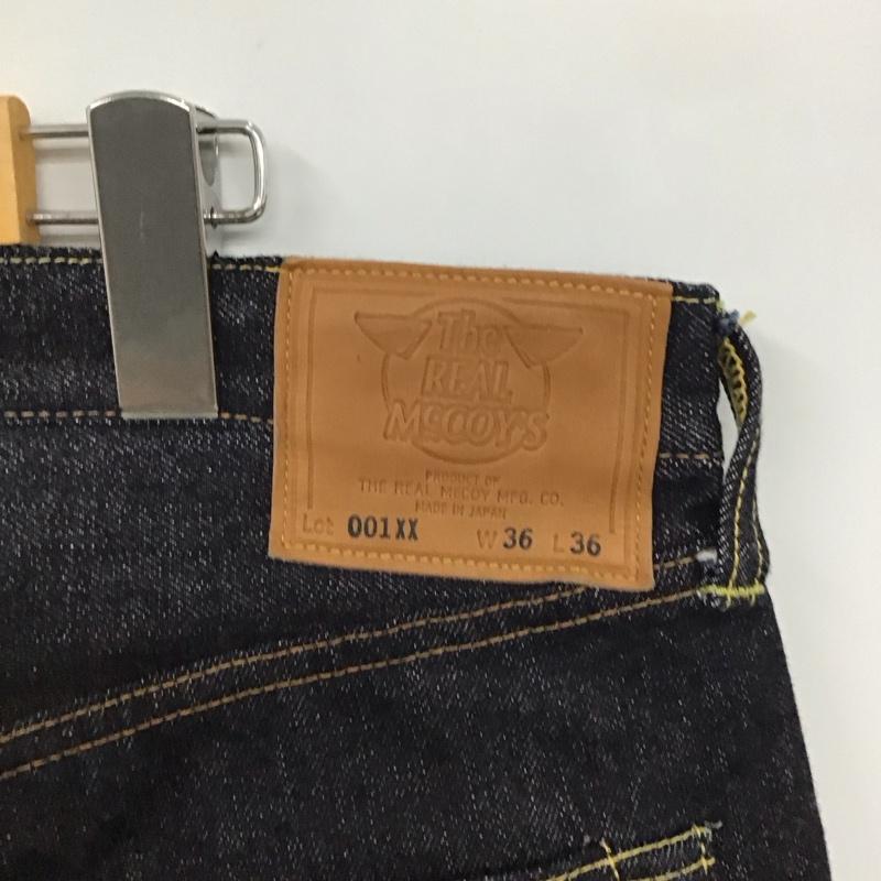 ザリアルマッコイズ THE REAL McCOY S パンツ デニム、ジーンズ デニムパンツ ストレートパンツ ワイドパンツ カジュアルパンツ 36 無地 インディゴ / インディゴ /  メンズ USED 古着 中古 10115389