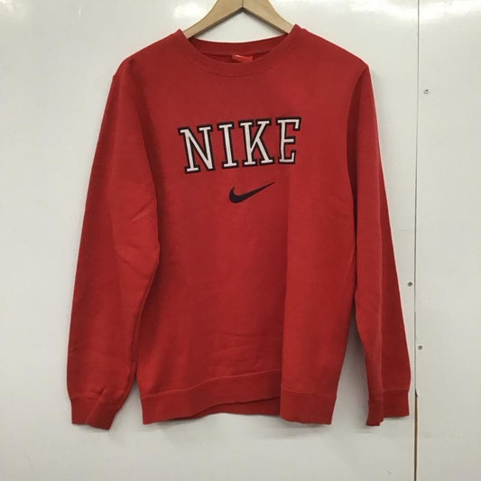 ナイキ NIKE トレーナー 長袖 AQ7136-657 M ロゴ、文字 赤 / レッド /  メンズ USED 古着 中古 10145745