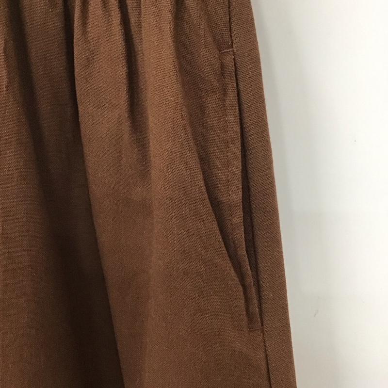 エヘカソポ ehka sopo ワンピース ロングスカート FREE 無地 茶 / ブラウン /  レディース USED 古着 中古 10131495