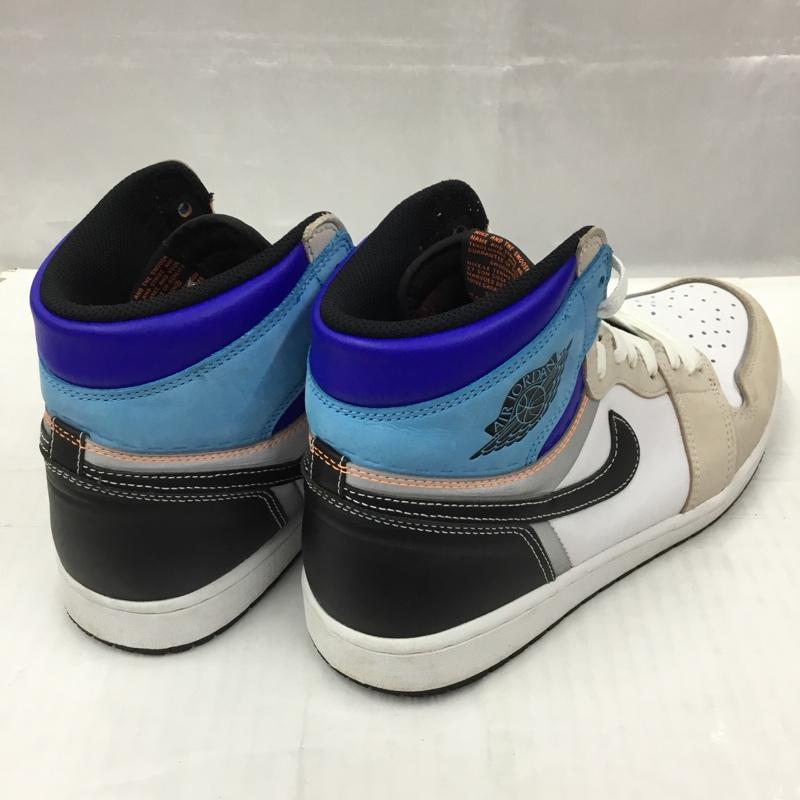 ナイキ NIKE スニーカー スニーカー DC6515-100 AIR JORDAN 1 RETRO HIGH OG 29cm 箱有 29.0cm ワンポイント 白 / ホワイト / X 黒 / ブラック / X 青 / ブルー / X ベージュ / ベージュ / X 水色 / ライトブルー /  メンズ USED 古着 中古 10106042