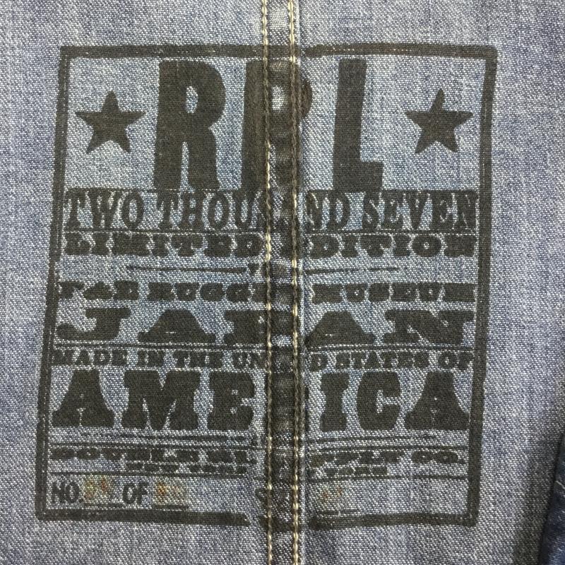 ダブルアールエル RRL ジャケット、上着 ジャケット、ブレザー リミテッドエディション カバーオール M ダメージ加工 インディゴ / インディゴ /  メンズ USED 古着 中古 10108101