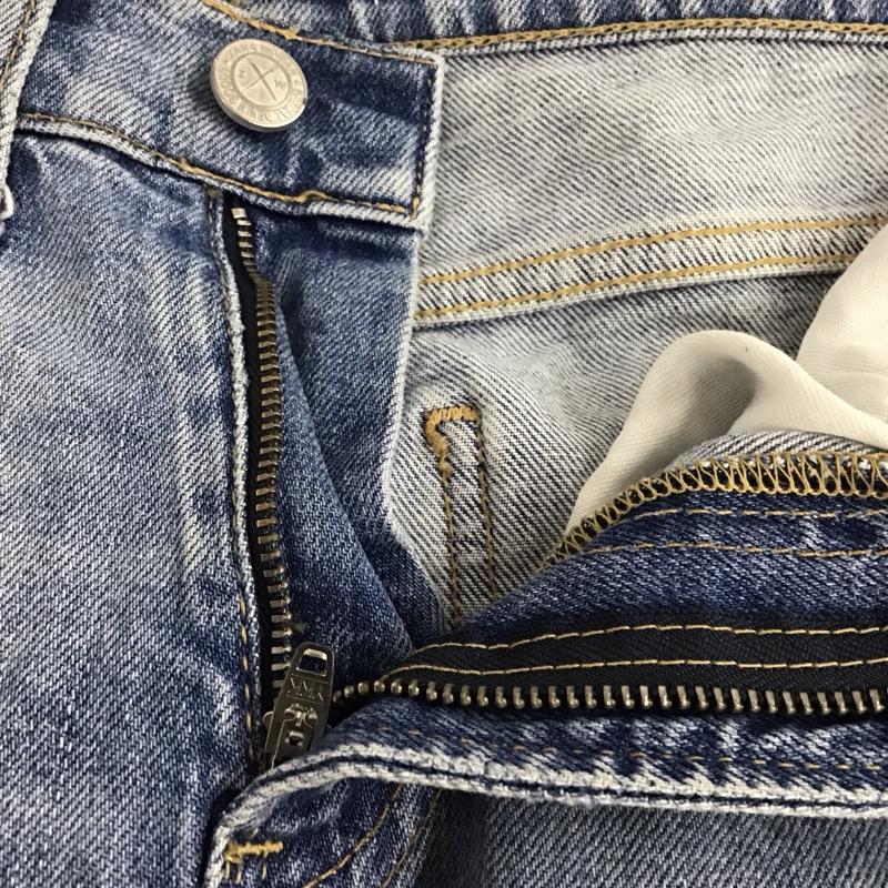ザラウーマン ZARA WOMAN パンツ デニム、ジーンズ 34 無地 水色 / ライトブルー /  レディース USED 古着 中古 10133640