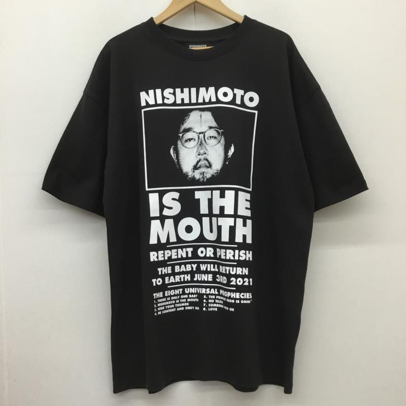 ユーズドクロージング used clothes Tシャツ 半袖 NISHIMOTO IS THE MOUTH XL ロゴ、文字 黒 / ブラック /  メンズ USED 古着 中古 10110705