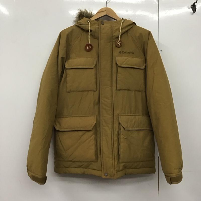 コロンビア Columbia ジャケット、上着 ジャンパー、ブルゾン 213 pm5778 スピカジャケット ジップアップジャケット アウター L ロゴ、文字 ベージュ / ベージュ /  メンズ USED 古着 中古 10142610