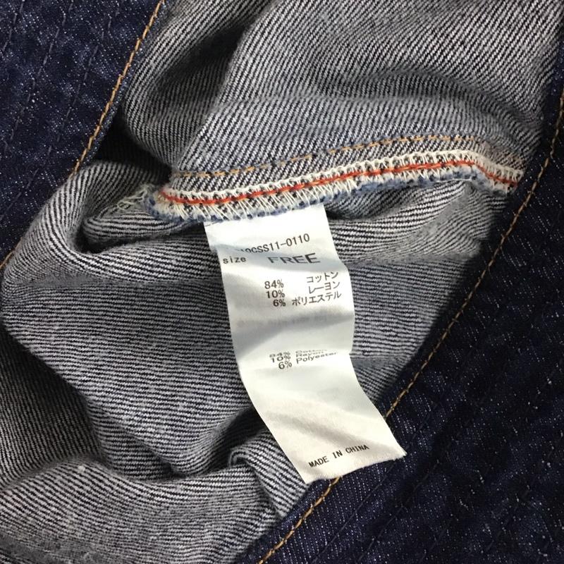 マウジー MOUSSY ジャケット、上着 ジャケット、ブレザー 010CSS11-0110 PUFF SLEEVE DENIM JACKET FREE 無地 インディゴ / インディゴ /  レディース USED 古着 中古 10140472