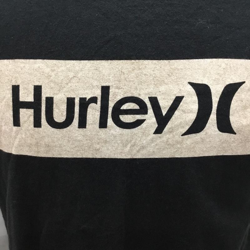 ハーレー Hurley Tシャツ 半袖 クルーネック プリント S ロゴ、文字 黒 / ブラック /  メンズ USED 古着 中古 10115535