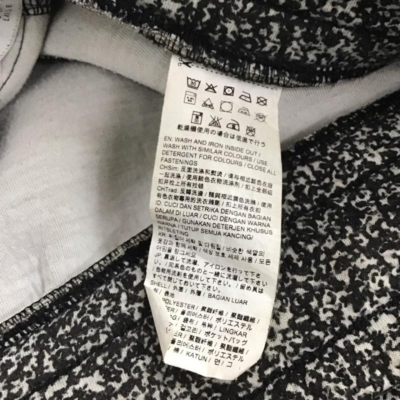 プーマ PUMA パンツ ワークパンツ、ペインターパンツ ワイドパンツ カジュアルパンツ ワークパンツ ジャージ L 総柄 白 / ホワイト / X 黒 / ブラック /  メンズ USED 古着 中古 10143247