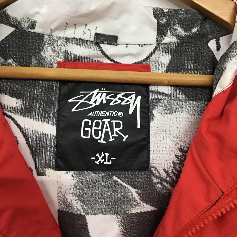 ステューシー STUSSY ジャケット、上着 ジャンパー、ブルゾン XL 無地 赤 / レッド /  メンズ USED 古着 中古 10144860