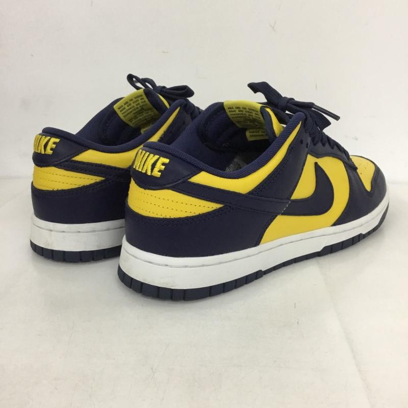 ナイキ NIKE スニーカー スニーカー DD1391-700 DUNK LOW RETRO 26.5cm 箱有 26.5cm ロゴ、文字 紺 / ネイビー / X 黄 / イエロー /  メンズ USED 古着 中古 10131076