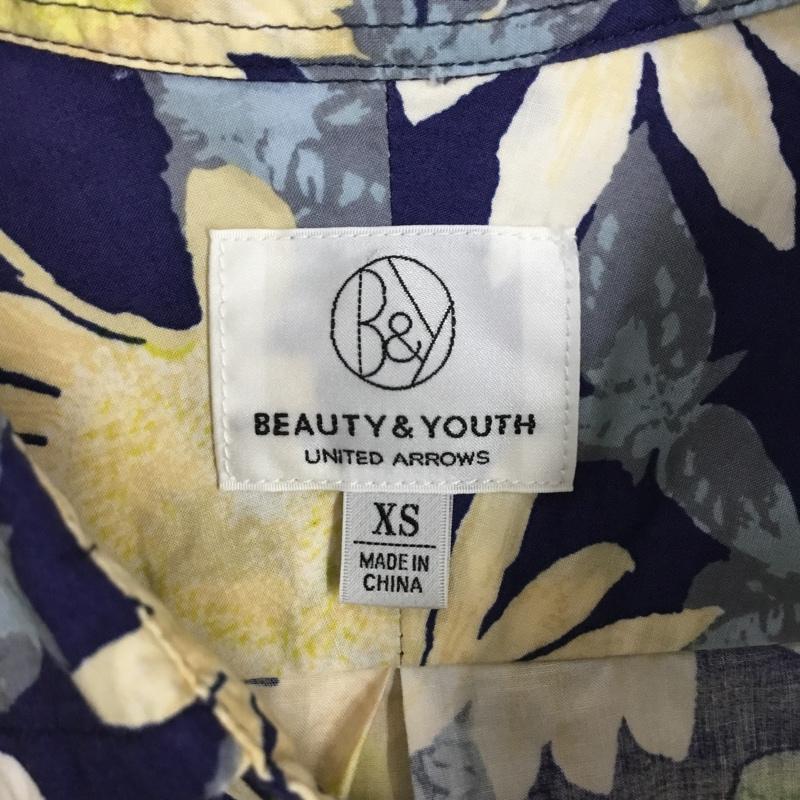 ビューティアンドユースユナイテッドアローズ BEAUTY&YOUTH UNITED ARROWS シャツ、ブラウス 半袖 1216-149-1931 コットン XS 花柄 マルチカラー / マルチカラー /  メンズ USED 古着 中古 10109629