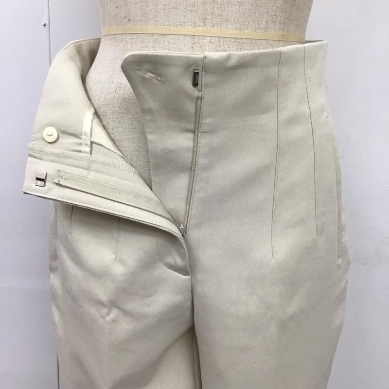 ザラ ZARA ボトムス ボトムス 1608 332 251 ハイウエスト テーパードパンツ XS 無地 アイボリー / アイボリー /  レディース USED 古着 中古 10113502
