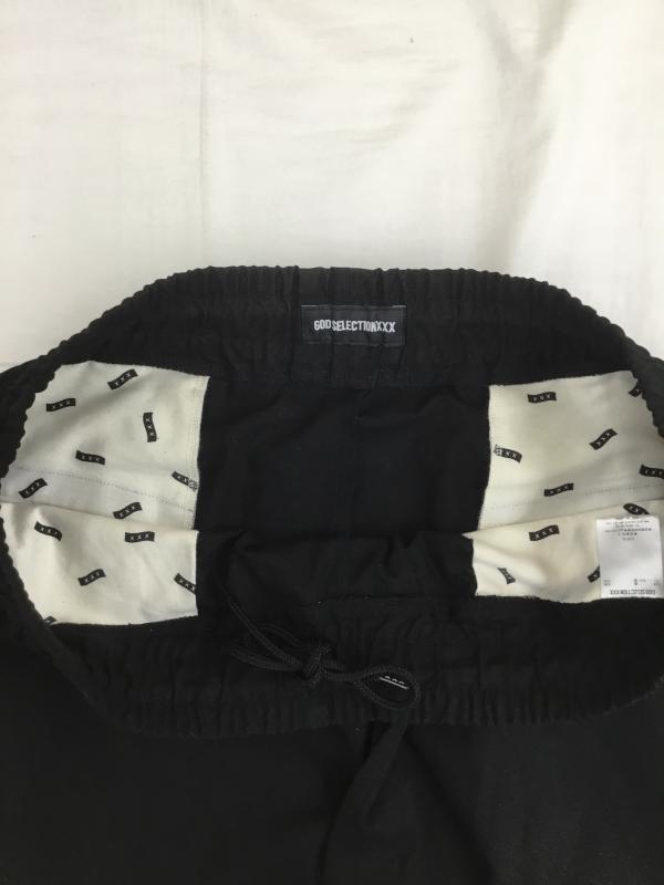 ゴッドセレクショントリプルエックス GOD SELECTION XXX パンツ ワークパンツ、ペインターパンツ XL 無地 黒 / ブラック /  メンズ USED 古着 中古 10110118