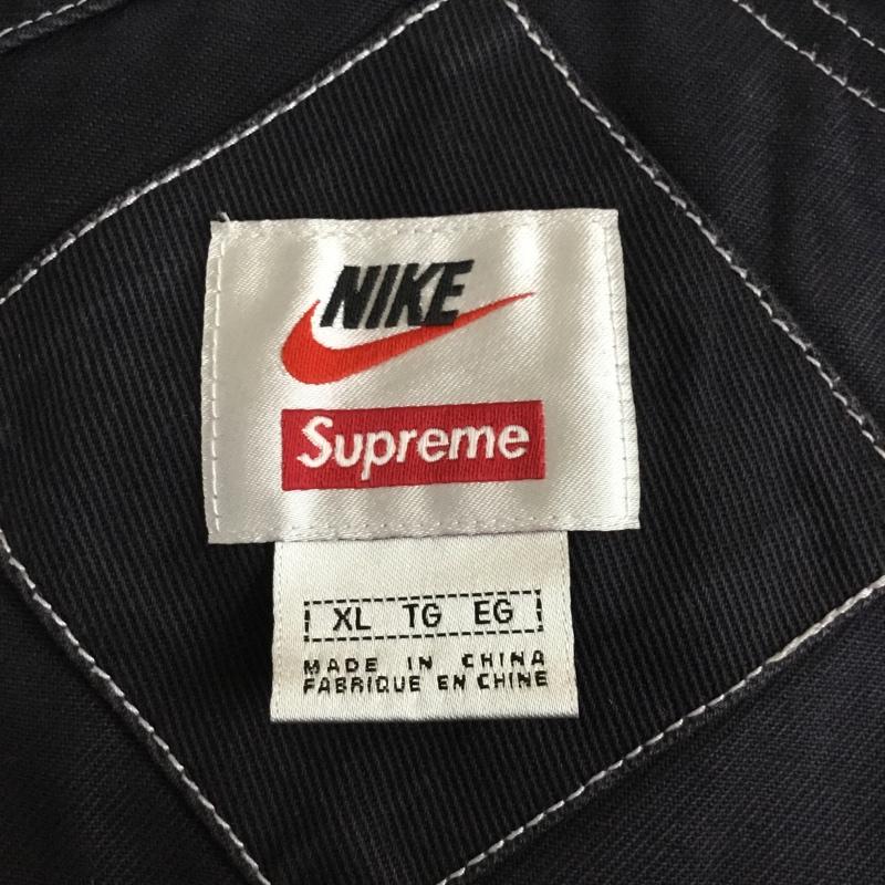 ナイキ NIKE サロペット・オーバーオール サロペット、オーバーオール 18AW CottonTwillOveralls オーバーオール オールインワン XL ロゴ、文字 紺 / ネイビー /  メンズ USED 古着 中古 10117580