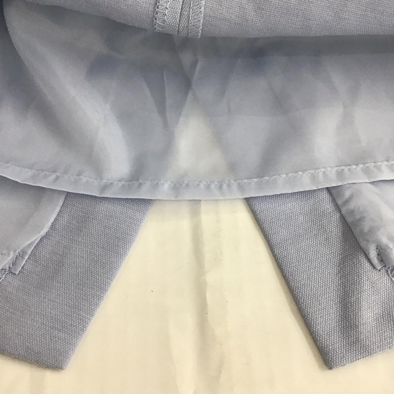 インデックス index スカート ひざ丈スカート タグ付 L 無地 水色 / ライトブルー /  レディース USED 古着 中古 10107982