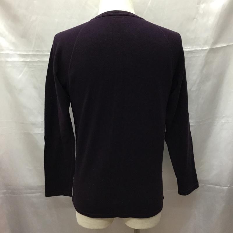 ハリウッドランチマーケット HOLLYWOOD RANCH MARKET カットソー 長袖 L 無地 紫 / パープル /  メンズ USED 古着 中古 10108865