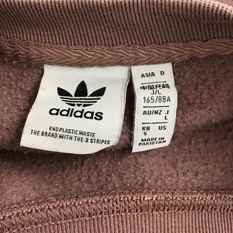 アディダス adidas トレーナー 長袖 長袖トレーナー スウェット クルーネック リブスウェットカットソー L ロゴ、文字 マルチカラー / マルチカラー /  レディース USED 古着 中古 10123863
