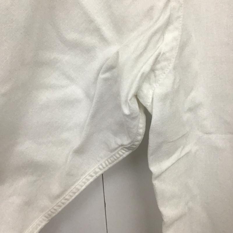 オアスロウ orSlow シャツ、ブラウス 長袖 長袖シャツ 無地シャツ カラーシャツ ボタンダウンシャツ 2 無地 白 / ホワイト /  メンズ USED 古着 中古 10130904