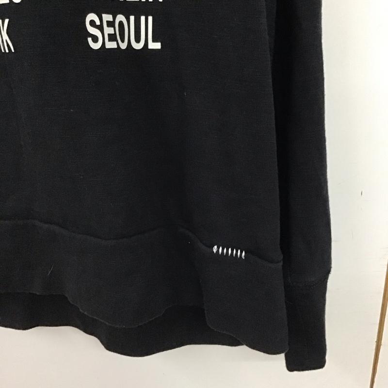 ナイキ NIKE カットソー 長袖 da0630-10 ワールドツアーロングスリーブトップ プリントTシャツ XL ロゴ、文字 黒 / ブラック /  メンズ USED 古着 中古 10146578