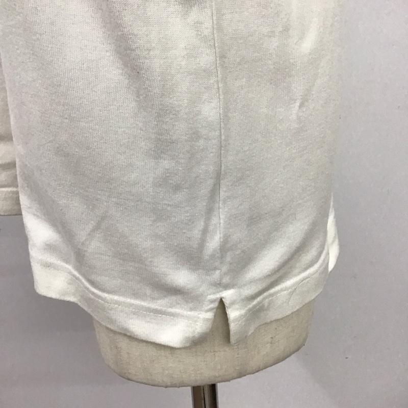 アヴィレックス AVIREX カットソー 半袖 半袖カットソー ヘンリーネックカットソー L ロゴ、文字 白 / ホワイト /  メンズ USED 古着 中古 10125733