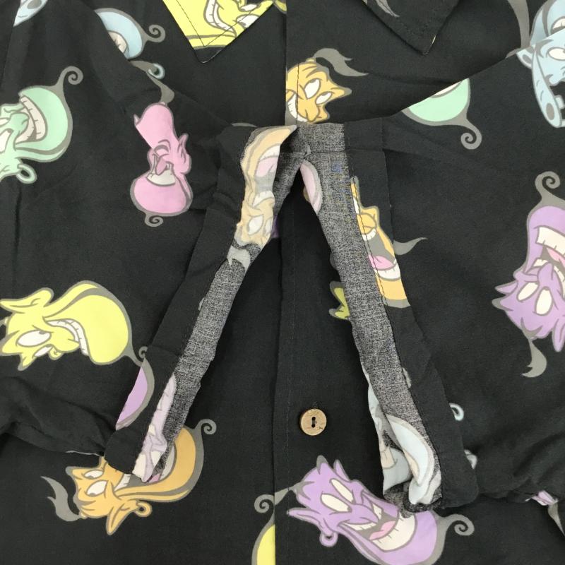 ユーズドクロージング used clothes シャツ、ブラウス 半袖 Disney RESORT アラジン　ジーニー L 総柄 黒 / ブラック / X 黄 / イエロー / X 橙 / オレンジ / X 桃 / ピンク / X 紫 / パープル / X 緑 / グリーン / X 水色 / ライトブルー /  メンズ USED 古着 中古 10130226