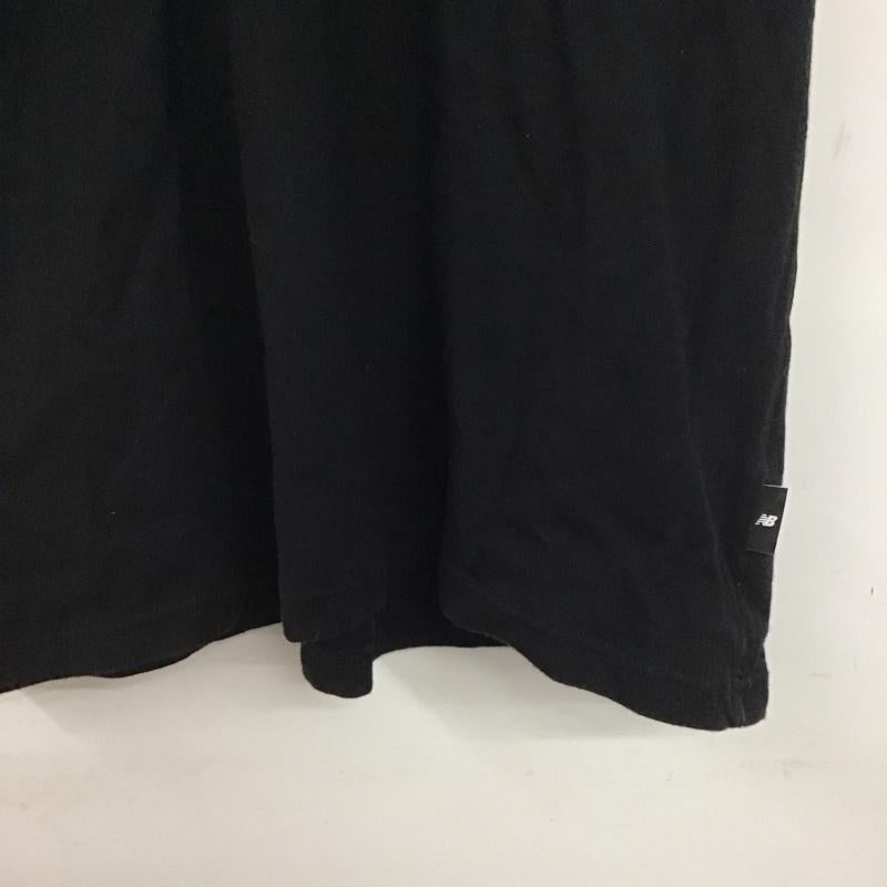 ニューバランス New Balance Tシャツ 半袖 半袖カットソー プリントTシャツ クルーネックカットソー L ロゴ、文字 黒 / ブラック /  メンズ USED 古着 中古 10142585